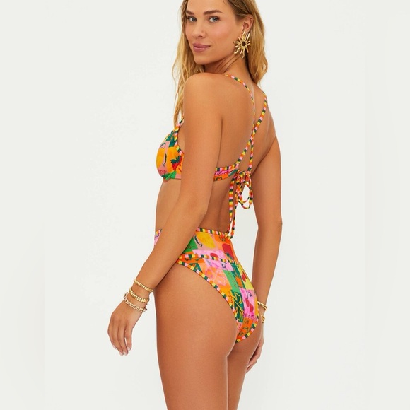 Beach Riot Colorful Patchwork Bikini - Picture 2 of 8